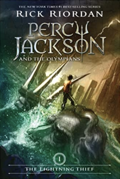 Percy Jackson book cover 